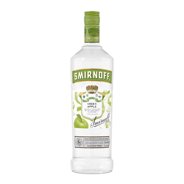 Smirnoff Vodka Green Apple 1 L