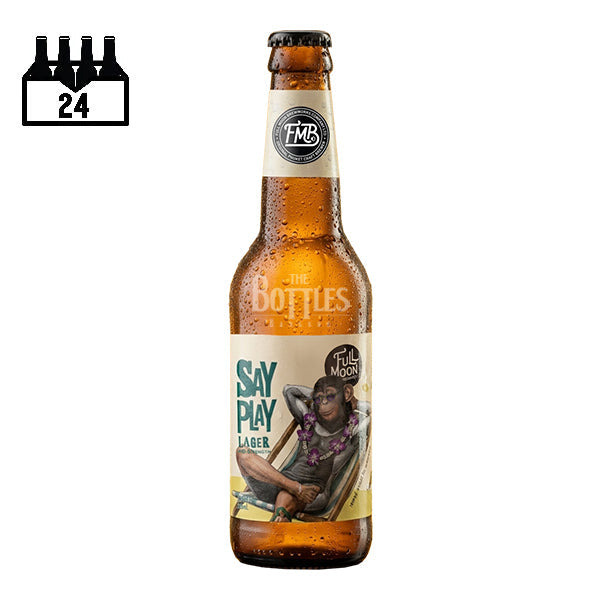 Full Moon Say Play Lager Mid-Strength 330ML x 24 Bts