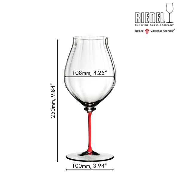 RIEDEL Fatto A Mano Performance Pinot Noir Red Stem