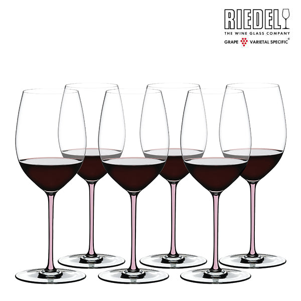 Riedel Fatto A Mano Gift Set Cabernet Merlot Pink