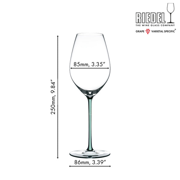 Riedel Fatto A Mano Champagne Wine Glass Mint