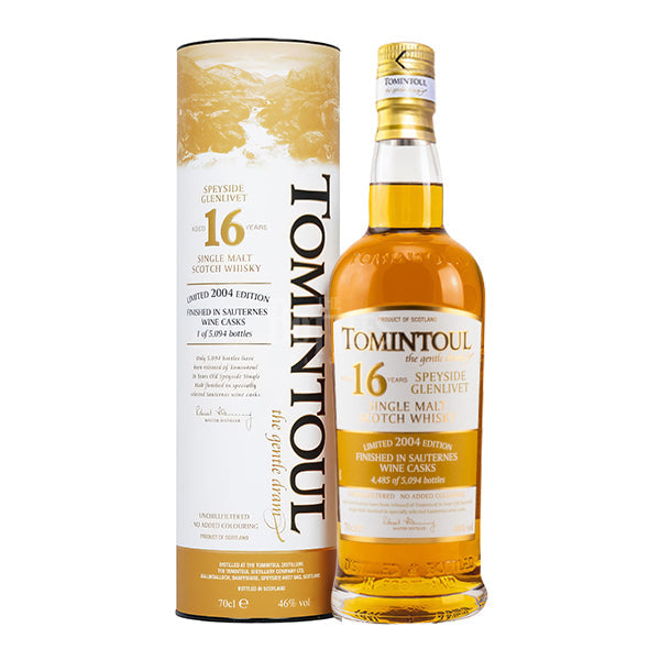 Tomintoul 16 Years Sauternes Wine Cask Finish 2004